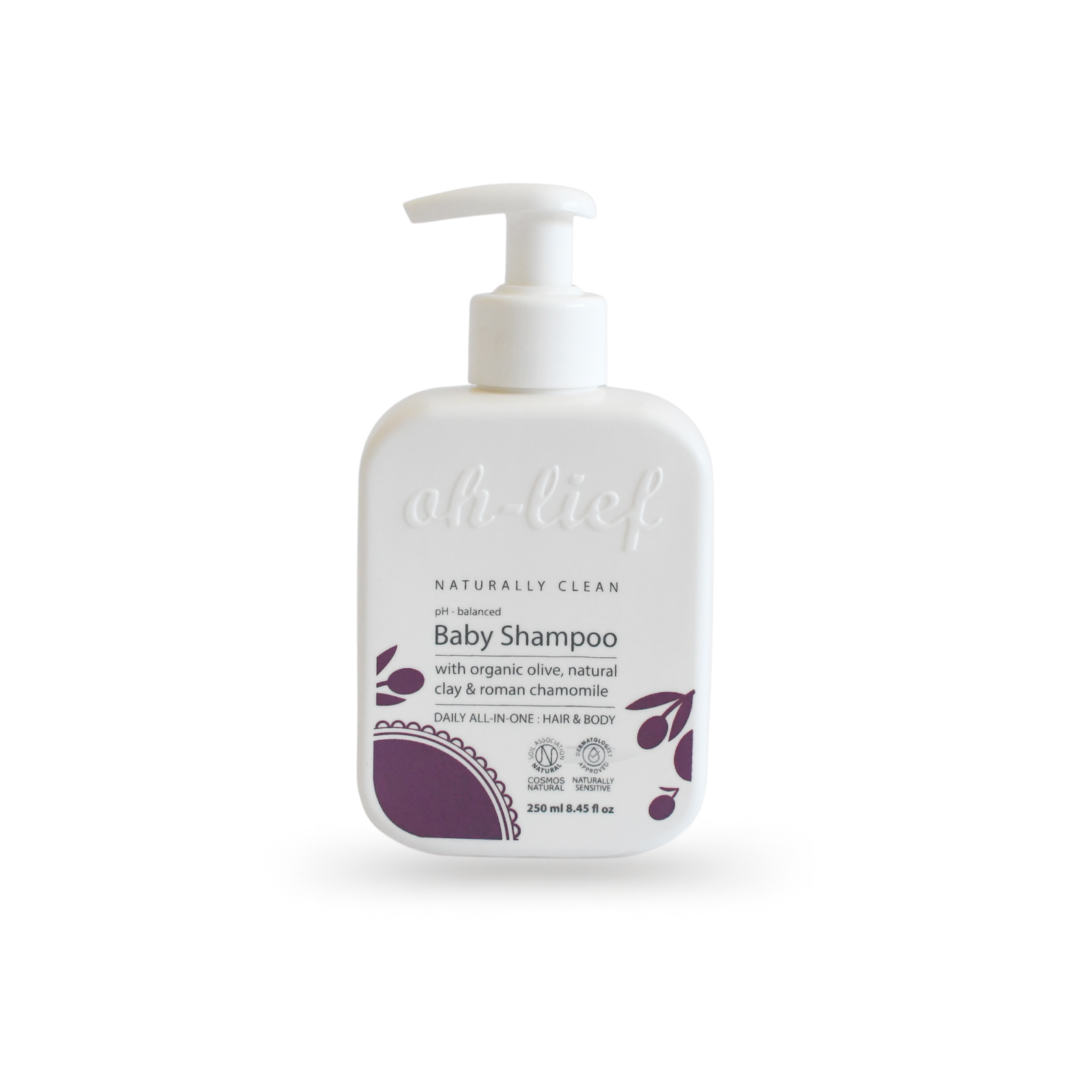 Oh-lief Natural Olive Baby Shampoo - 200ml